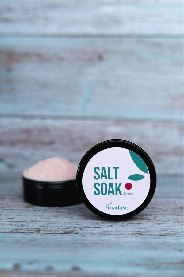 Salt Soak- Rose (foot and bath salt) - Madake Bamboo Solutions Bath SaltBeyond MadakeFoot Soak